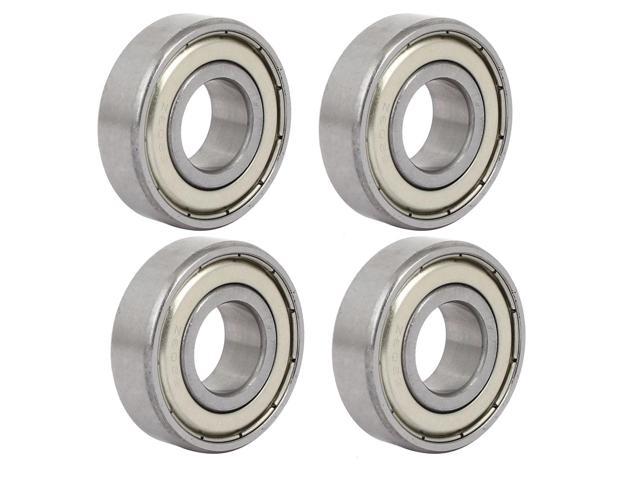 URBEST 6203Z Silver Tone Double Shielded 40mm Outer Diameter Deep Groove Ball Bearing 