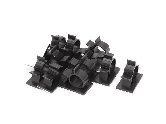 12 Pcs Self-adhesive Cord Cable Tie Clamp Sticker Clip Holder Black 20.1mm - Newegg.ca 12 Pcs Self-adhesive Cord Cable Tie Clamp... 