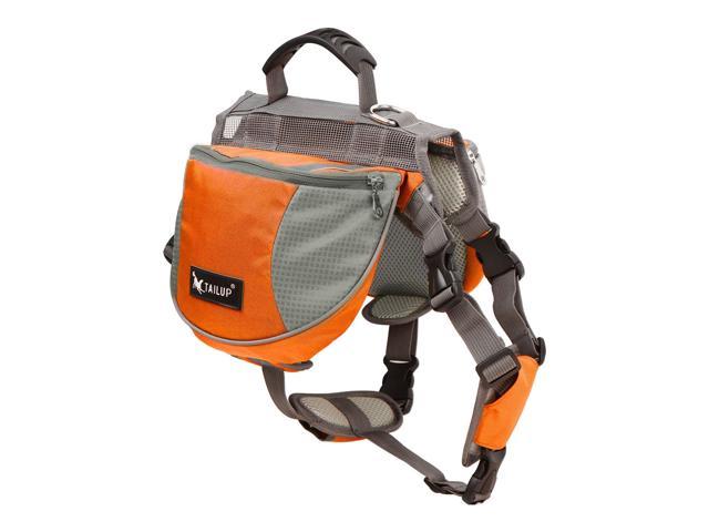 orange mesh backpack