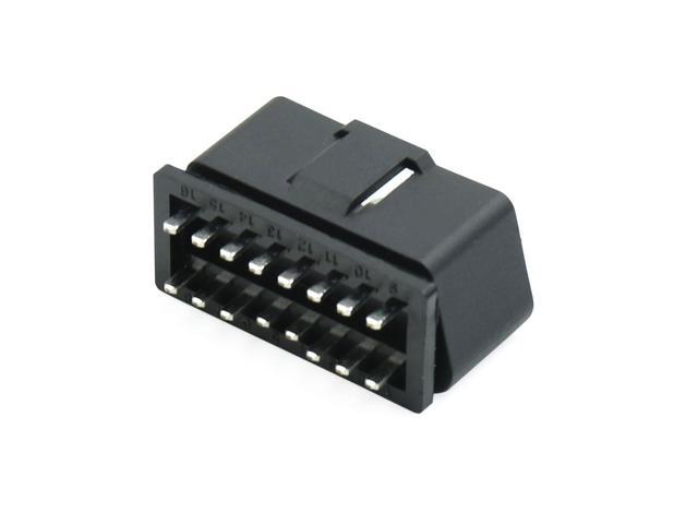 Universal Obd2 16 Pin Car Gps Diagnostic Connector Male Adapter