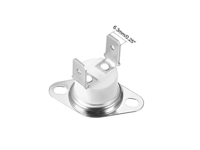 200°C 10A Normally Closed NC 2pcs Temperature Control Switch Thermostat 
