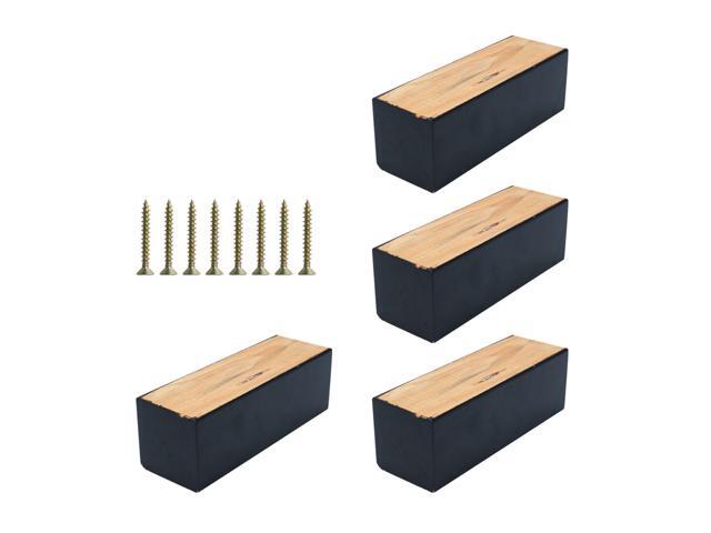 2 Solid Wood Furniture Legs Sofa Feet Replacement Height Adjuster Floor Protector Set Of 4 Newegg