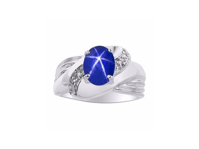 Diamond /& Onyx Ring Set In Sterling Silver Color Stone Birthstone Ring