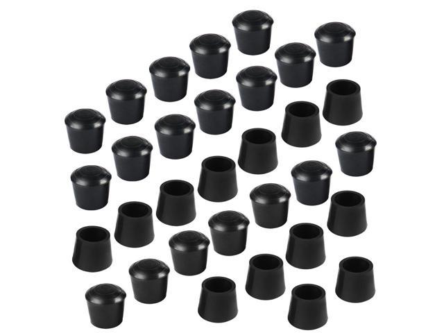 50mmx50mm Rubber Chair Leg Floor Protectors Table Feet Tips Covers Caps 8pcs 
