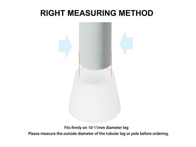 34pcs Leg Caps Tips 10mm 3 8 Inch Anti Slip Rubber Tube Cups