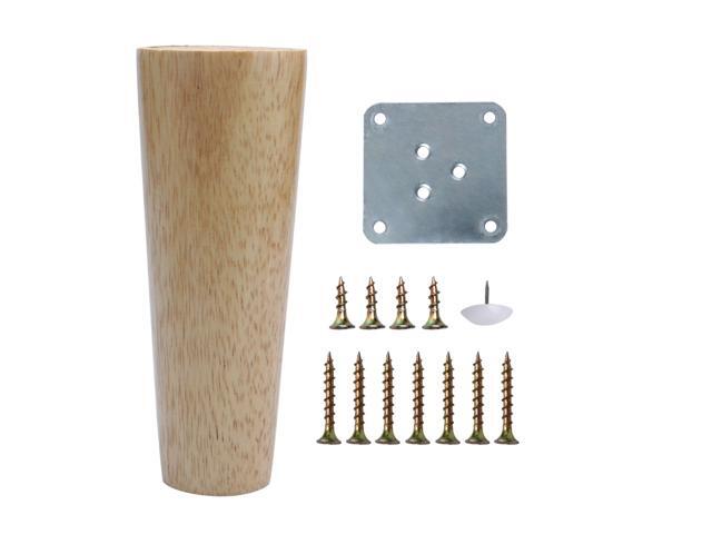 6 Inch Round Wood Furniture Legs Sofa Couch Chair Table Desk Legs Sofa Couch Chair Table Desk