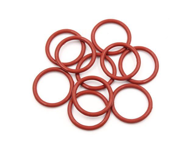 Section 5mm Rubber O-Ring gaskets OD 50mm  ID 40mm 10Pcs