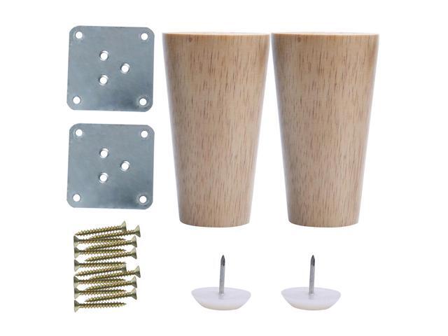 4 Inch Round Wood Furniture Legs Sofa Couch Chair Table Desk Sofa Couch Chair Table Desk