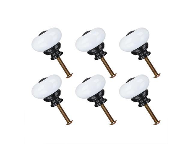 6pcs Ceramic Knobs Pull Handle Furniture Drawer Cabinet