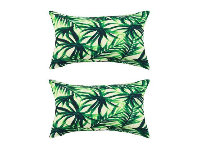 25 Type Tropic Leaf Cotton Linen Throw Pillow Case Cushion Cover Sofa Home Decor