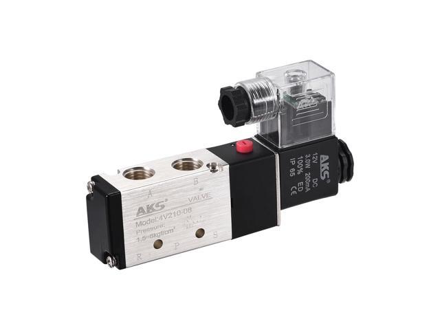 2 position pneumatic electric solenoid valve to a 12 switch