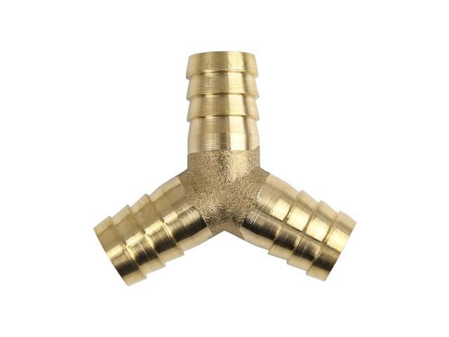 14mm Brass Barb Elbow 90 Degree Male Thread Connector for Air Water Gas Oil