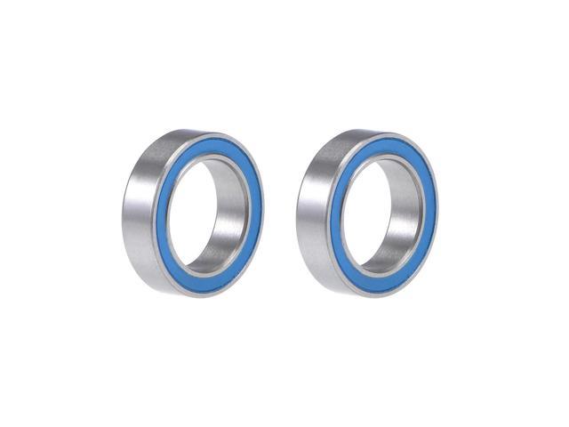 Deep Groove Ball Bearings 6700-2RS 10x15x4mm Blue Sealed Chrome Steel Bearings 5 ​​Pieces 