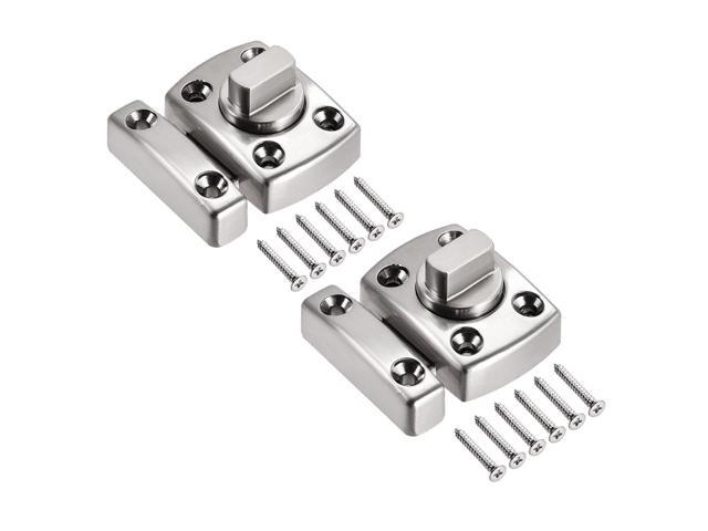Rotate Bolt Latch 1 Inch Zinc Alloy Security Door Slide Lock 2