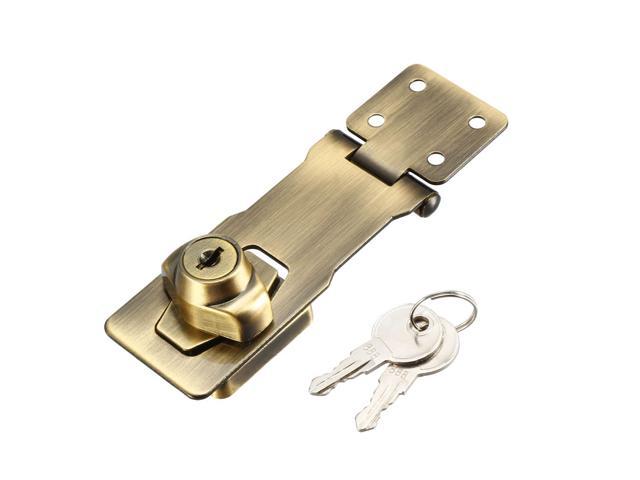 Keyed Hasp Lock 135mm Twist Knob Keyed Locking Hasp For Door