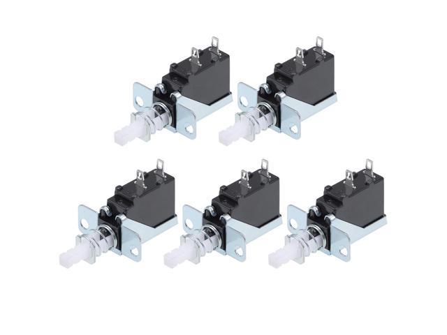 Details about   Push Button Switch 8A 250V SPST 2 Pin 1 Position Self-Locking Black 5pcs