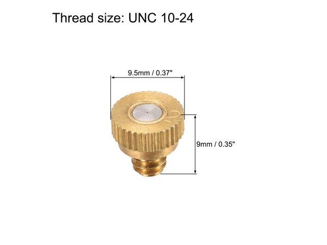Brass Misting Nozzles for Garden Patio Cooling System 0.2 ~ 1.0 mm orifice 10/24 