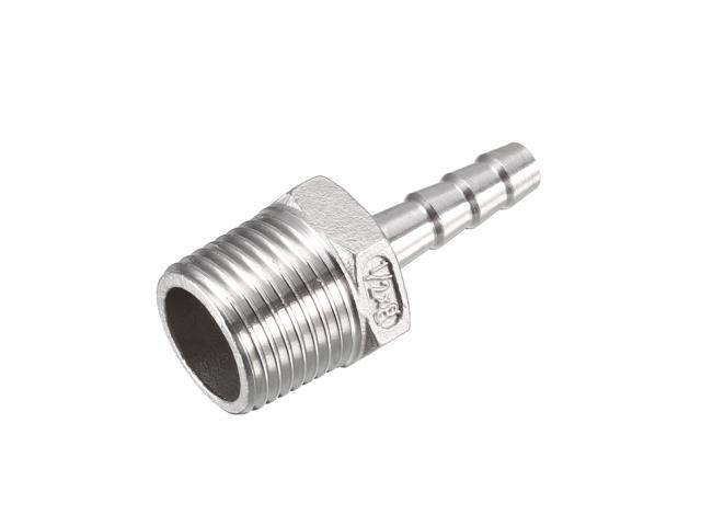 Fit 13mm I/D Hose 304 Stainless Steel Barb Hose Tail Connector Length 80mm 