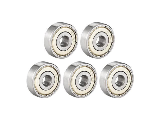 uxcell 6701-2RS Deep Groove Ball Bearing 12x18x4mm Double Sealed ABEC-3 Bearings 5-Pack 