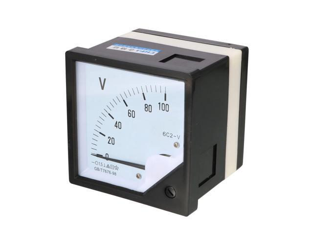 Unique Bargains DC 0-100V Analog Panel Voltmeter Voltage Meter Measuring Gauge Class1.5 - Newegg.com