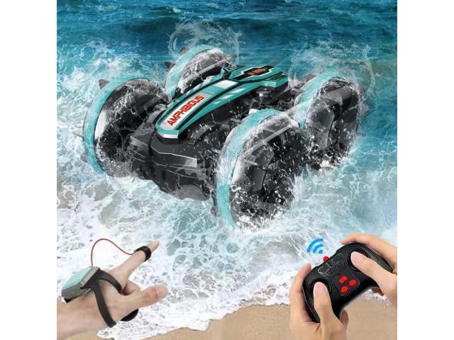 RC Car Toys for Kids, Remote Control for Boys Age 4-7 8-12, RC Drift Stunt Car Toys for 4 5 6 7 8 9 10 11 12 Year Old Boys Girls Birthday Gift, Double Sided Lateral Run & 360° Rotating