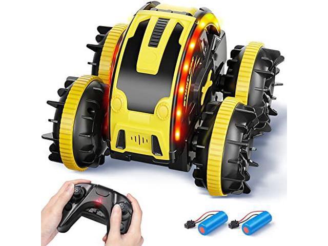 Mini Wrist Watch Remote Control Car Toys for Boys Grils, Shop Truck Bulldozer Model, USB Charging RC Small Car with LED Taillight, Cute Racing Car Gifts for Kids Ages 4+ Years OldBulldozer
