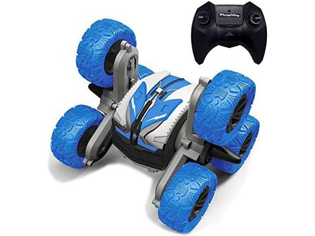 RC Racing Car, 4WD 2.4Ghz Remote Control Car, 10-15KM/H High Speed Drift RC Car, 1:20 Scale, Variable Speed and 4 Batteries, Toys Cars for Boys and Girls, Black