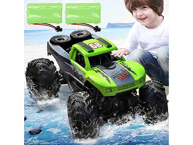Rc Car, Remote Control Monster Truck, 2.4Ghz 4wd Off Road Rock Crawler Vehicle, 1:16 All Terrain Rechargeable Electric Toy for Boys & Girls