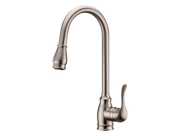 Superb Choice Single Handle Pull Down Kitchen Faucet With Spring