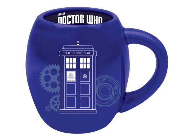 Oval Ceramic Mug 16062 Blue Doctor Who 18 Oz