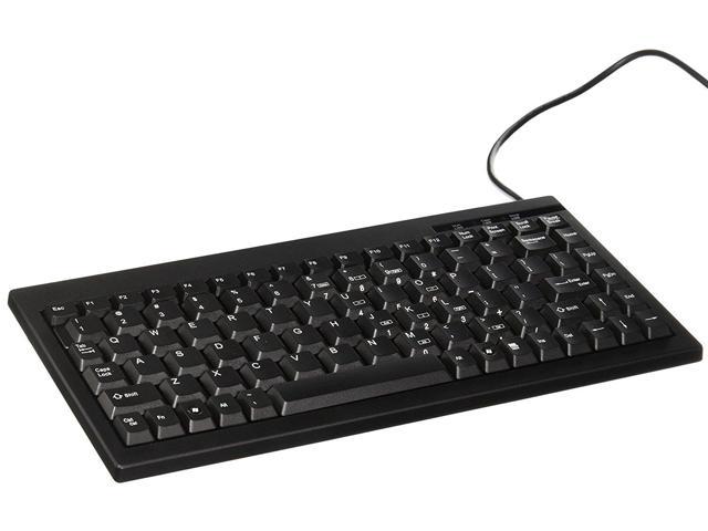 SolidTek KB-595BU Solidtek Mini 88 Keys POS Keyboard Black USB KB-595BU