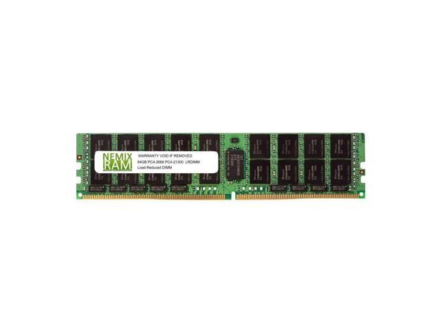 Dell 64GB Certified Memory Module - 4RX4 LRDIMM 2666MHz LV - 64 GB - DDR4-2666/PC4-21300 DDR4 SDRAM - CL19 - 1.20 V - ECC - 288-pin - LRDIMM