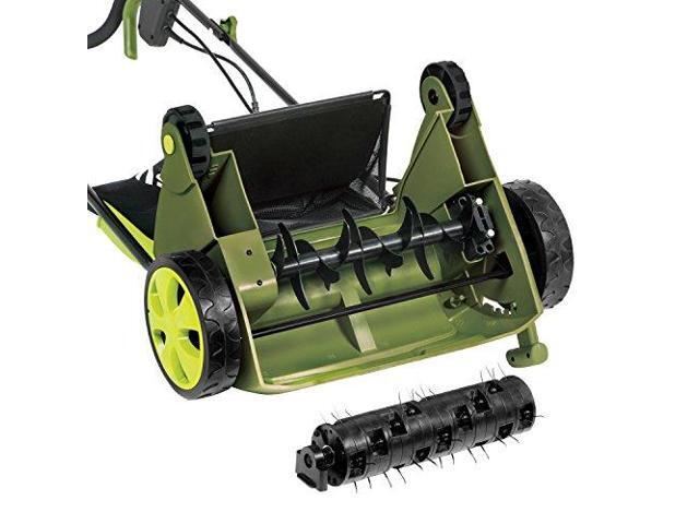 Sun Joe AJ801E Electric Lawn Dethatcher w/ Collection Bag | 13 inch