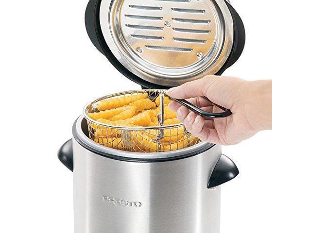 Presto Electric Deep Fryer, Silver, 1 L