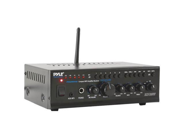 pyle audio ptauwifi46 compact wifi stereo amplifier receiver