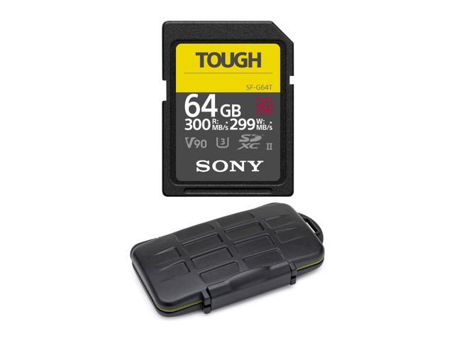 Sony TOUGH-G series 64GB SDXC UHS-II Card with Memory Card Carrying Case Bundle - Newegg.com