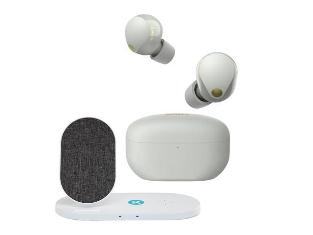 Sony WF-1000XM5 Truly Wireless Noise Canceling Earbuds (Silver) Bundle