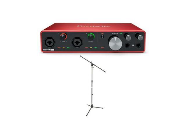 Focusrite Scarlett 8i6 3rd Gen 8x6 USB Audio Interface Bundle - Newegg.com