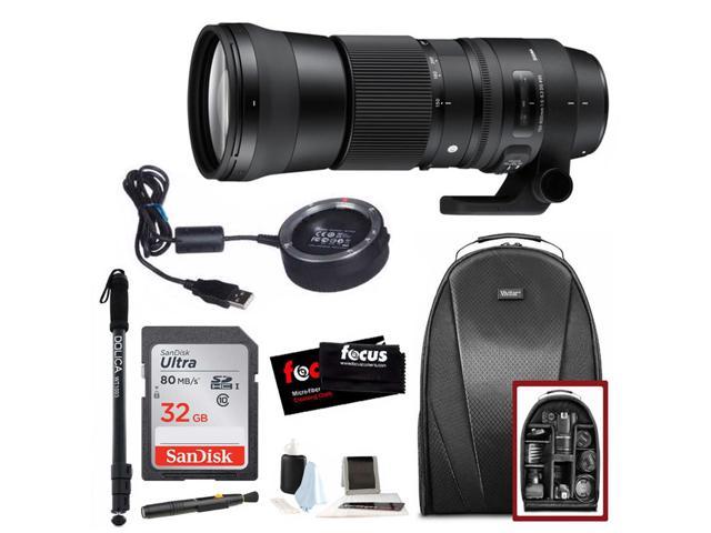Sigma 150 600mm F 5 6 3 Dg Os Hsm Contemporary Lens Nikon With Usb Dock Bundle Newegg Com