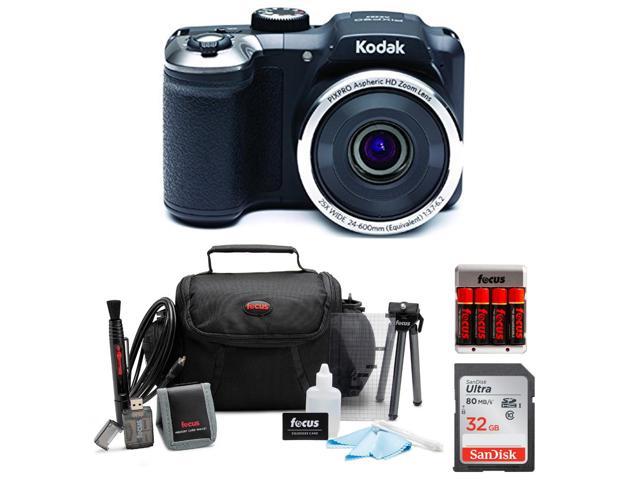 KODAK PIXPRO AZ252 Astro Zoom Digital Camera (Black) bundle - Newegg.com