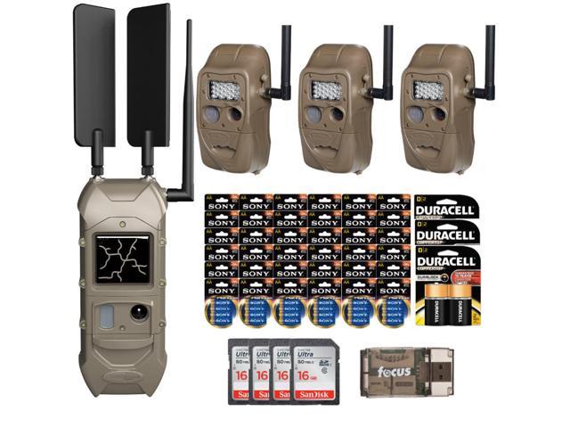 Cuddeback Cuddelink J Series Dual Cell Trail Camera Kit With Batteries And Cards Newegg Com