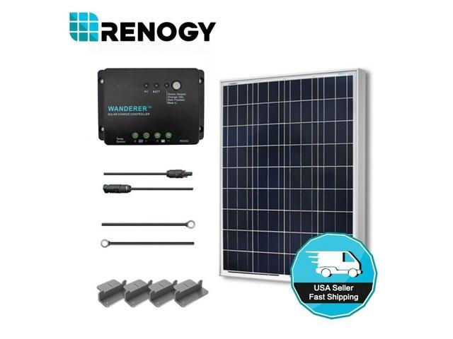 Renogy 100 Watts 12 Volts Polycrystalline Solar Starter Kit 100w Solar Panel Off Grid Kit 100w 7412