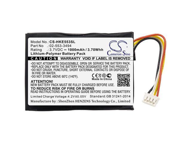 Battery for Harman/Kardon HKNEOBRNBSG Neo 02-553-3494 Speaker CS ...