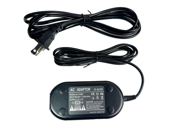 Raeisusp Bloc D'Alimentation D-AC50 K-AC50 Pour Appareils Photo Pentax K-1 K-3 K-5 - Économie De Batterie