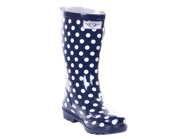 polka dot rain boots womens