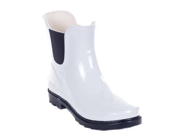 White Rubber Ankle Rain Boot - Newegg 
