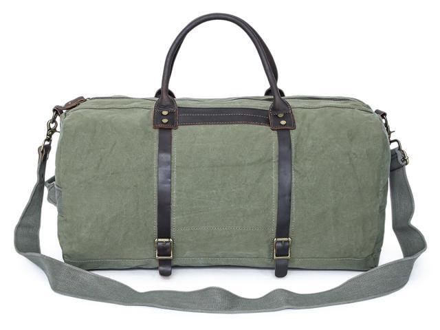 Gootium Canvas Duffel Bag Vintage Style Weekend Shoulder Sports Gym Gootium Canvas Duffel Bag Vintage Style Weekend Shoulder Sports Gym
