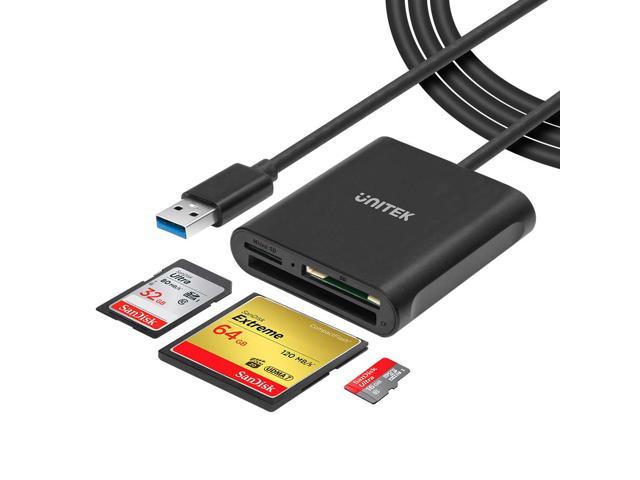 Black USB 3.0 Media Flash Memory Card Reader Writer For Micro SD SDHC TF CF MMC 