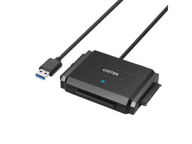 Daytime football Fate SATA/IDE to USB 3.0 Adapter, UNITEK IDE Hard Drive Adapter for Universal  2.5"/3.5" Inch IDE and SATA External HDD/SSD with 12V 2A Power Adapter,  Support 10TB - Newegg.com