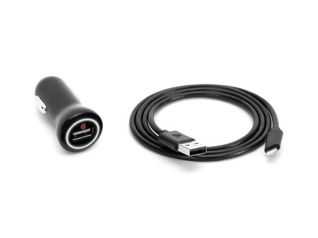 Griffin PowerJolt for iPad, iPhone and iPod with detachable Lightning Cable   Car charger and Lightning charge/sync cable